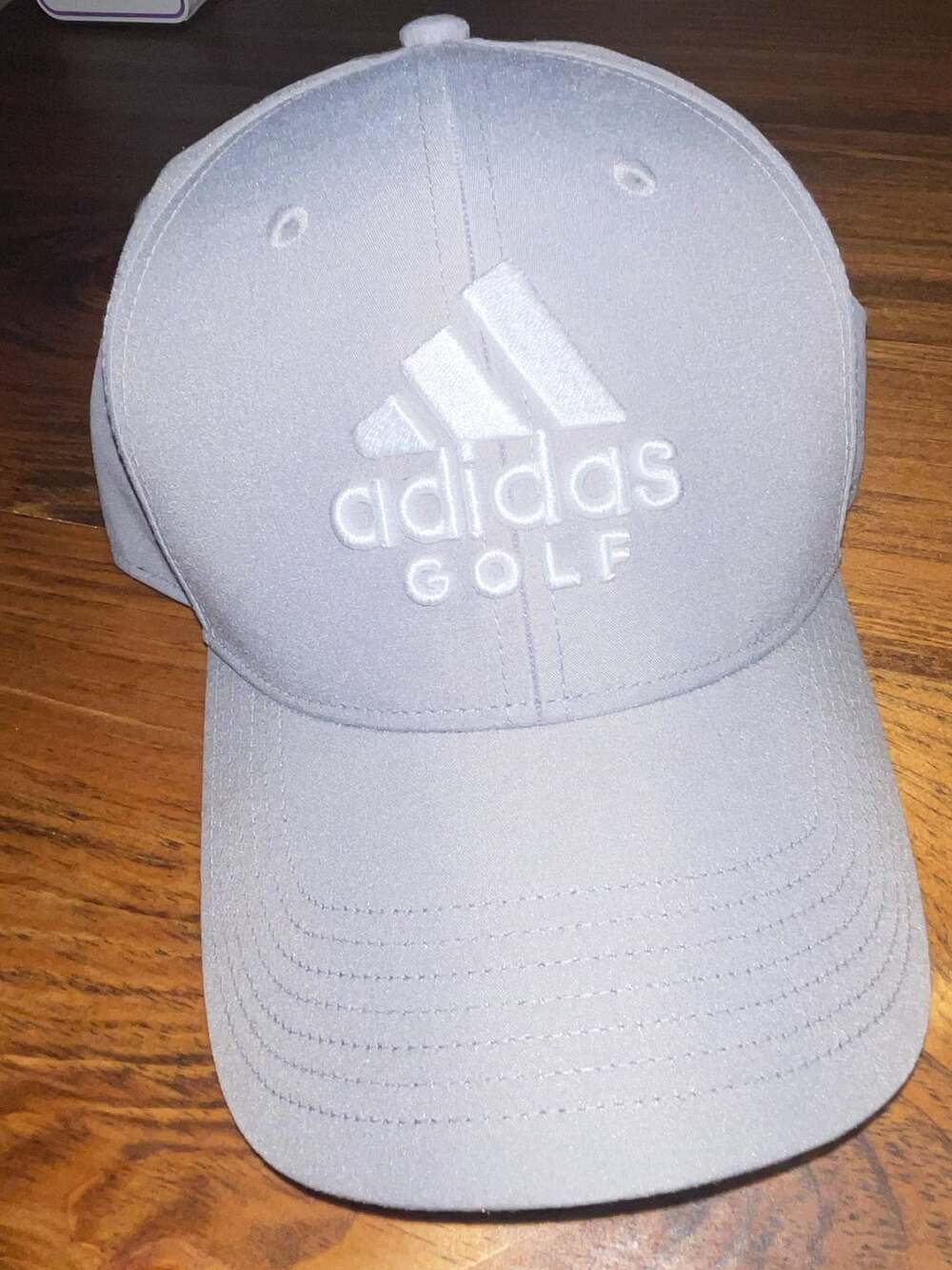 Adidas Golf Cap Hat One Size Fits Most Grey Adjustable